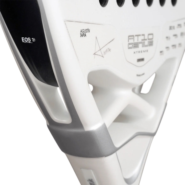 NOX AT10 Genius Attack 12K Alum XTREME Padel - White/Silver