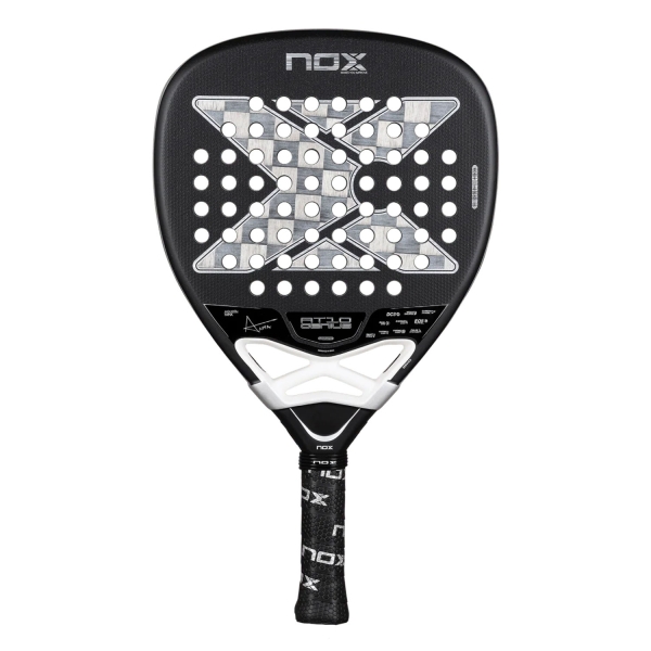 NOX Luxury Padel Racket NOX AT10 Genius Attack 18K Alum Padel  Black/Silver PAT10GENIUSAT1826