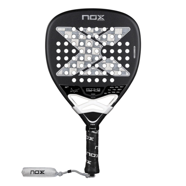 NOX AT10 Genius Attack 18K Alum Padel - Black/Silver