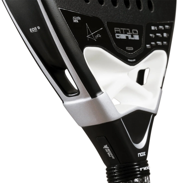 NOX AT10 Genius Attack 18K Alum Padel - Black/Silver