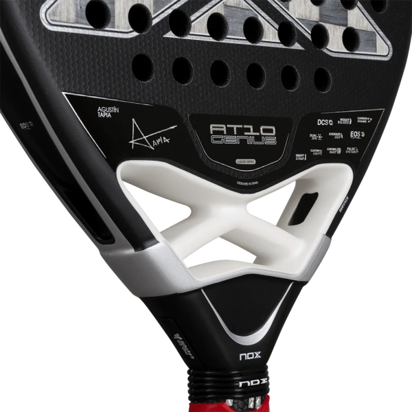 NOX AT10 Genius Attack 18K Alum Padel - Black/Silver