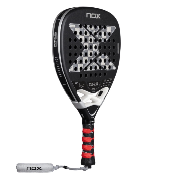 NOX AT10 Genius Attack 18K Alum Padel - Black/Silver