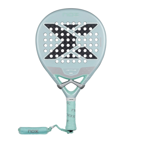 NOX Ventus Hybrid 12K Lite Padel - Light Turquoise/Silver