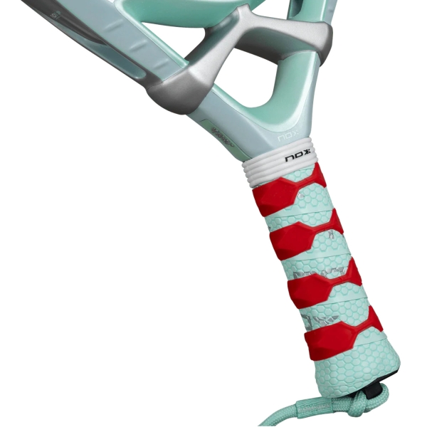 NOX Ventus Hybrid 12K Lite Padel - Light Turquoise/Silver