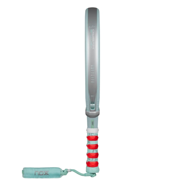NOX Ventus Hybrid 12K Lite Padel - Light Turquoise/Silver