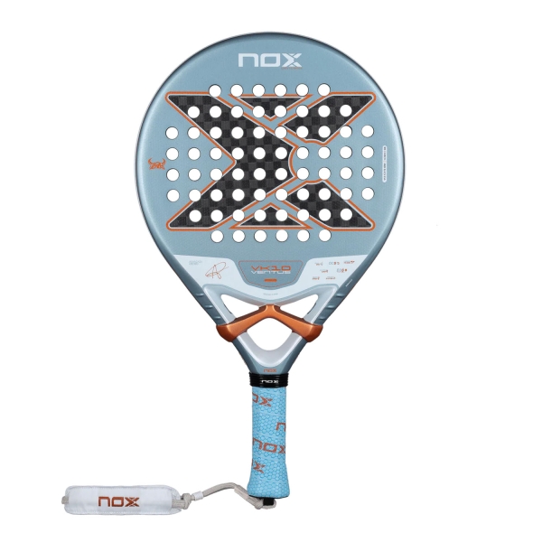 NOX VK10 Ventus Control 12K Padel - Light Blue/Orange