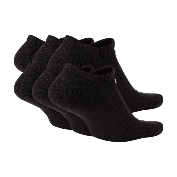 Nike Everyday Cushioned x 6 Calcetines - Black/White
