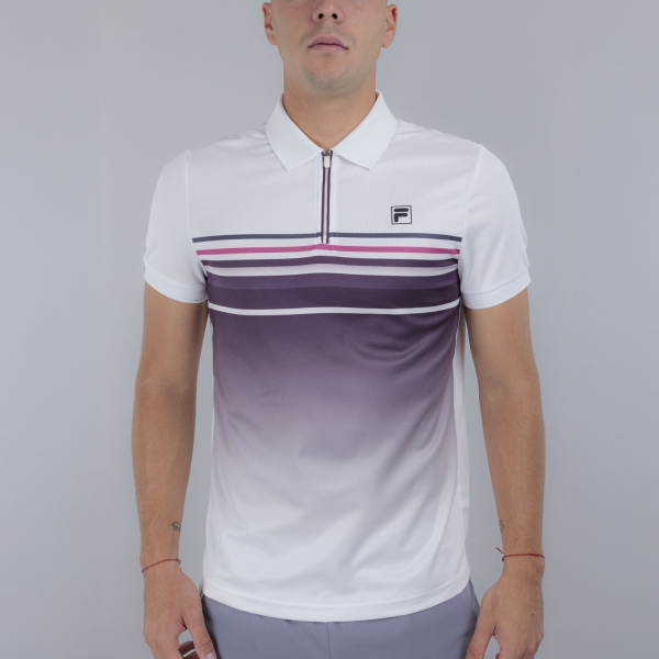 Polo Tenis Hombre Fila Diego Polo  Blackberry Wine Print XCM252220580