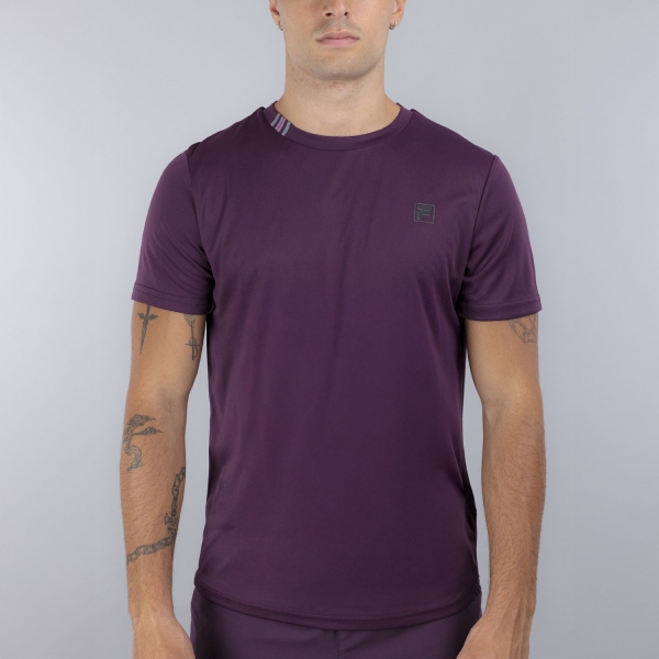 Camisetas de Tenis Hombre Fila Mateo Camiseta  Blackberry Wine XCM2523505800