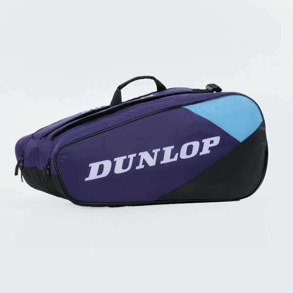 Dunlop Tennis Bag Dunlop FX Club x 10 Bag  Violet/Black/Cyan 10369993