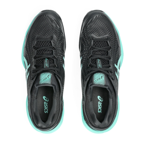 ASICS Court FF 3 Clay - Black/Aurora Green