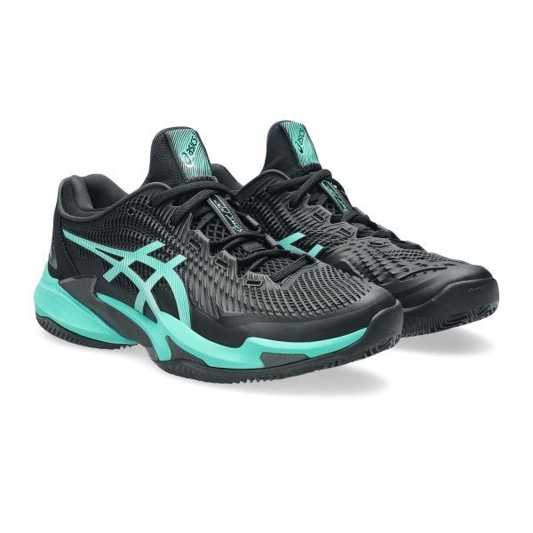 ASICS Court FF 3 Clay - Black/Aurora Green