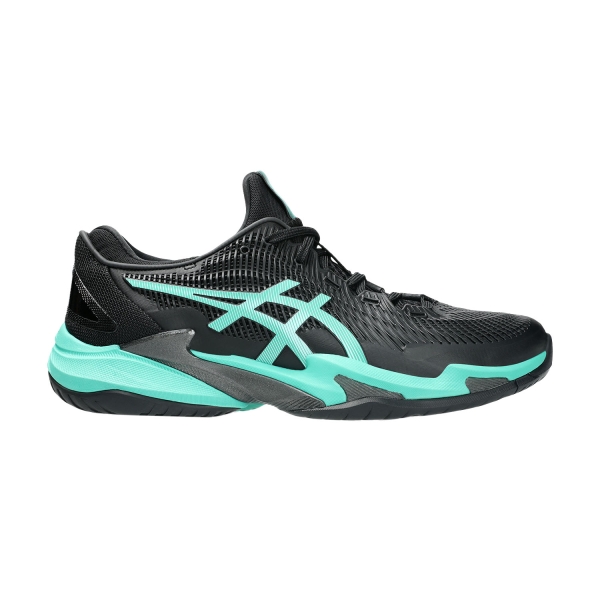 Calzado Tenis Hombre ASICS Court FF 3  Black/Aurora Green 1041A370002