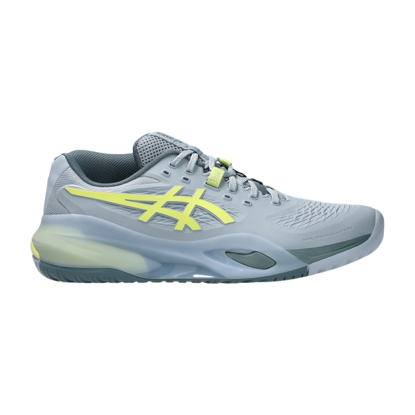Calzado Tenis Hombre ASICS Gel Resolution X  Grey Blue/Pistachio 1041A481402