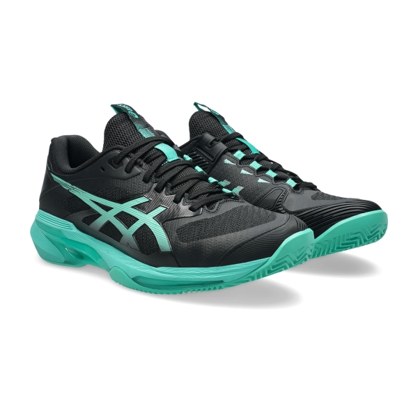 ASICS Solution Speed FF 4 Clay - Black/Aurora Green
