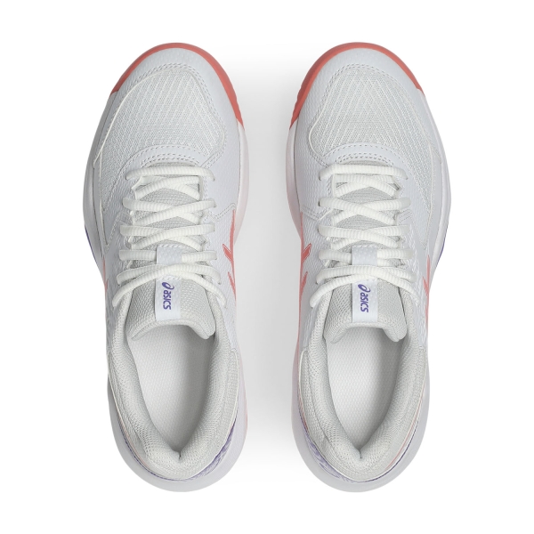 ASICS Gel Dedicate 8 Padel - White/Guava