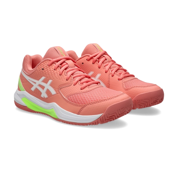 ASICS Gel Dedicate 8 Padel - Guava/White