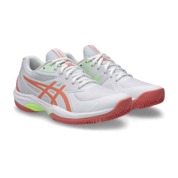 ASICS Game FF Padel - White/Guava