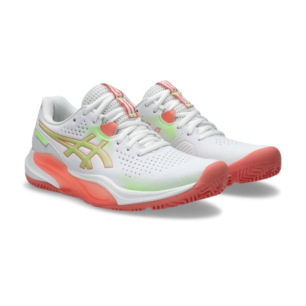 ASICS Gel Challenger 15 Padel - White/Guava