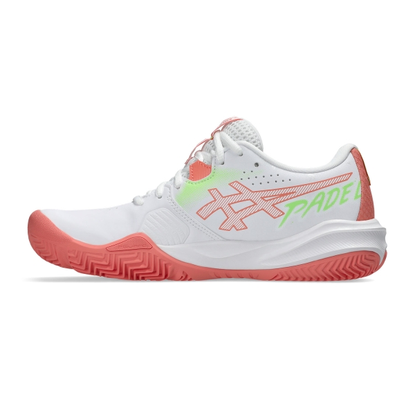 ASICS Gel Challenger 15 Padel - White/Guava