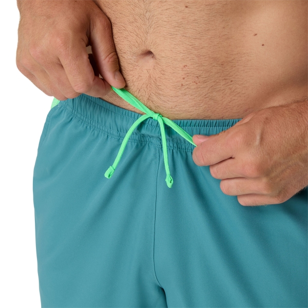 ASICS Court Pro 7in Shorts - Misty Pine/Vital Green