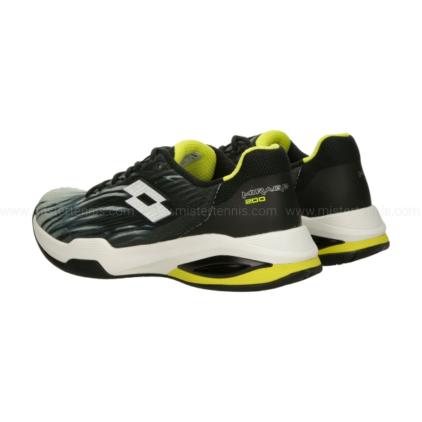 Lotto Mirage 200 II SPD - All Black/All White/Acacia Green