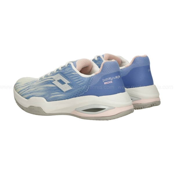 Lotto Mirage 200 II Clay - Serenity Blue/All White/Perfume Rose
