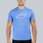 Babolat Exercise Message Tee Camiseta - Malibu Blue