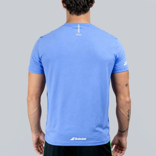 Babolat Exercise Message Tee Camiseta - Malibu Blue
