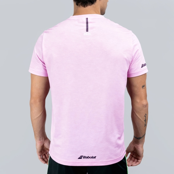Babolat Exercise Message Tee Camiseta - Lilac Sachet