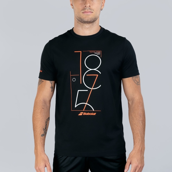 Camisetas de Tenis Hombre Babolat Exercise Graphic Pro Camiseta  Black 4MTG0172000