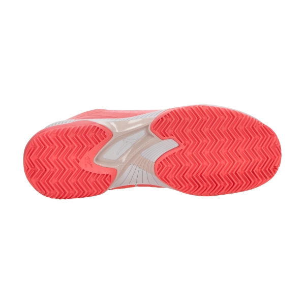 Mizuno Wave Exceed Court Clay - Striking Coral/White/Barely Pink