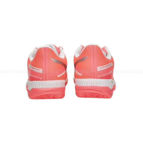 Mizuno Wave Exceed Court Clay - Striking Coral/White/Barely Pink