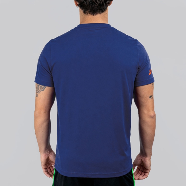 Babolat Juan Lebrón Logo T-Shirt - Blue Depths