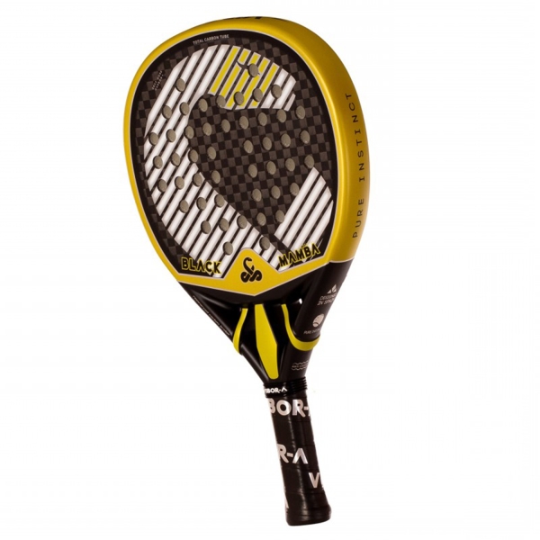Vibor-A Black Mamba Radical 12K 3.0 Padel - Black/Yellow