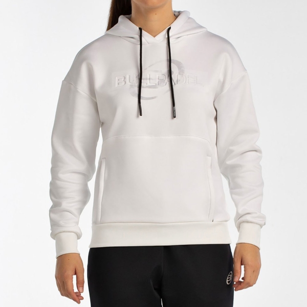 Camisetas y Sudaderas Mujer Bullpadel Befas Sudadera  Blanco 490825012