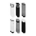 Nike Everyday Cushioned x 6 Calcetines Niños - Black/White
