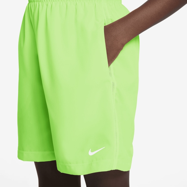 Nike Dri-FIT Icon 6in Shorts Niño - Light Liquid Lime/White