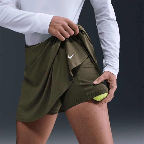 Nike Victory Skirt - Medium Olive/White