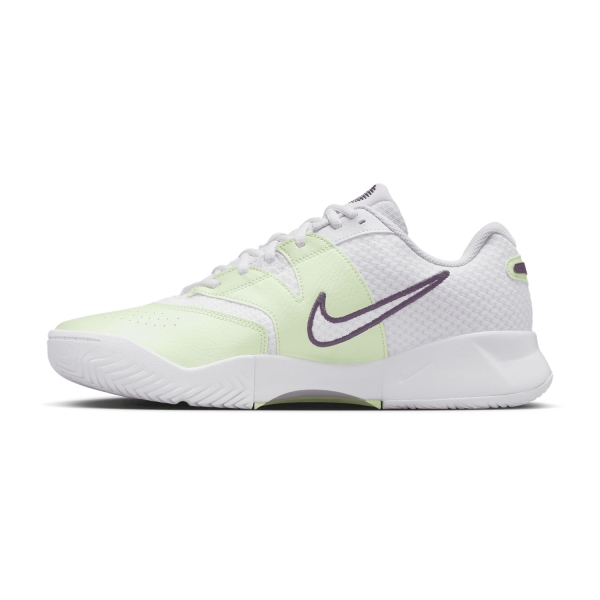Nike Court Lite 4 HC - White/Dark Raisin/Volt Tint