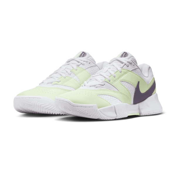 Nike Court Lite 4 HC - White/Dark Raisin/Volt Tint