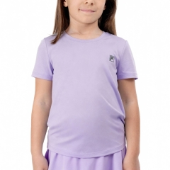 Fila Leonie T-Shirt Girls - Lavender Gray