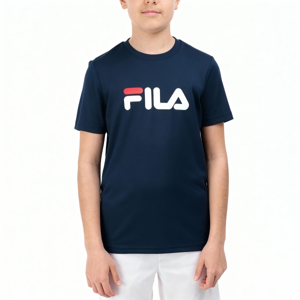 Polo y Camiseta de Tenis Niño Fila Logo Camiseta Ninos  Navy FJL131020E1500