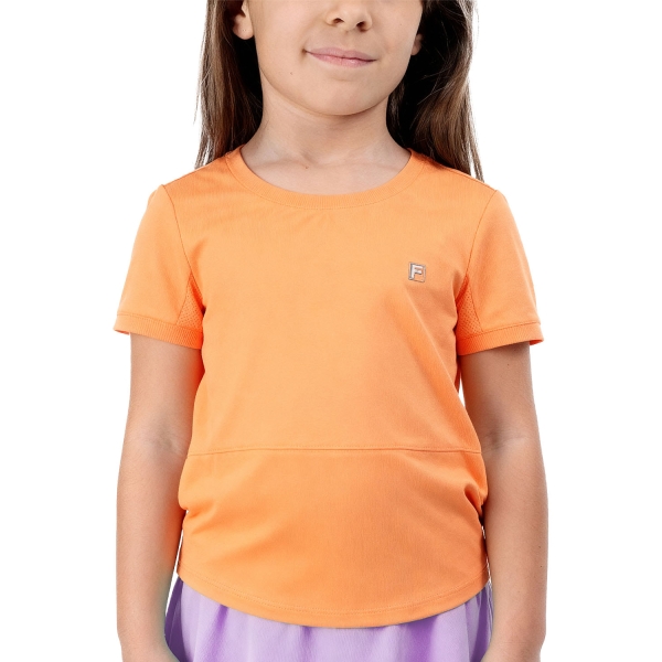 Top e Maglie Girl Fila Paloma Maglietta Bambina  Papaya FJL2523105410