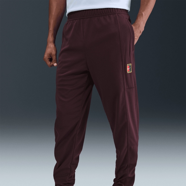 Nike Court Heritage Pants - Burgundy Crush