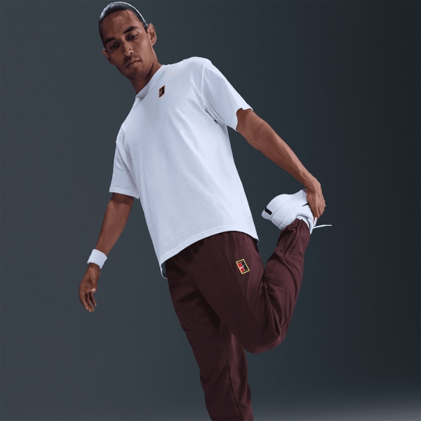 Nike Court Heritage Pants - Burgundy Crush