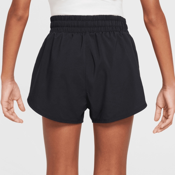 Nike Dri-FIT One 2 in 1 3in Shorts Niña - Black/White