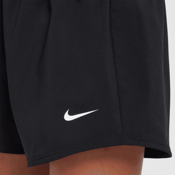 Nike Dri-FIT One 2 in 1 3in Shorts Niña - Black/White