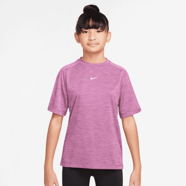 Polo y Camiseta de Tenis Niño Nike Multi Camiseta Nino  Light Magenta/Pure/White HJ3771503