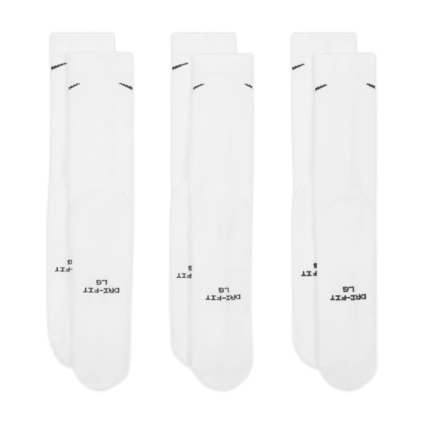 Nike Everyday Elevated x 3 Socks - White
